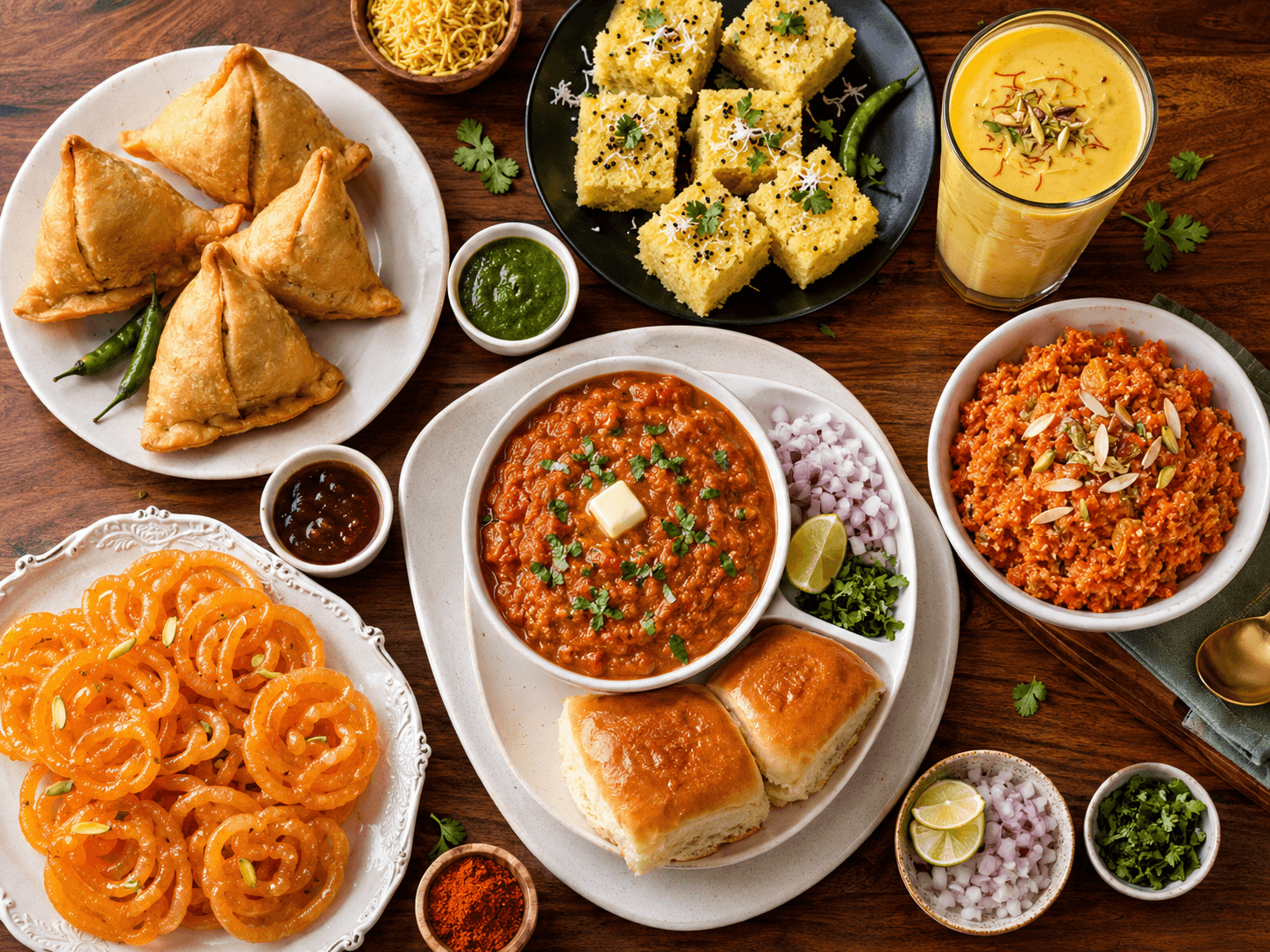 Restaurant hero background showcasing our signature dishes